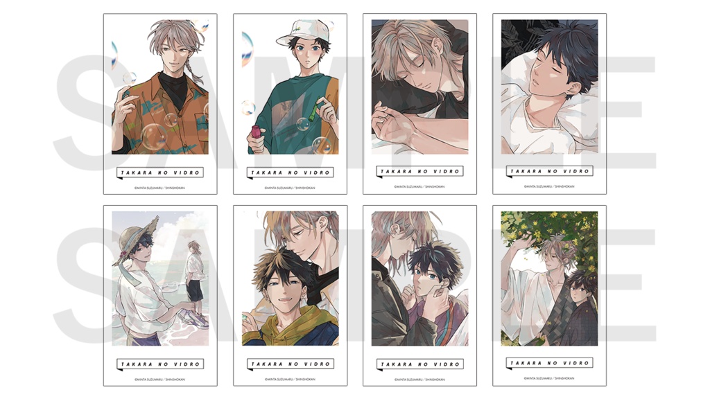 鈴丸みんた先生 タカラのびいどろ びいどろCafe アクリルコースター6種