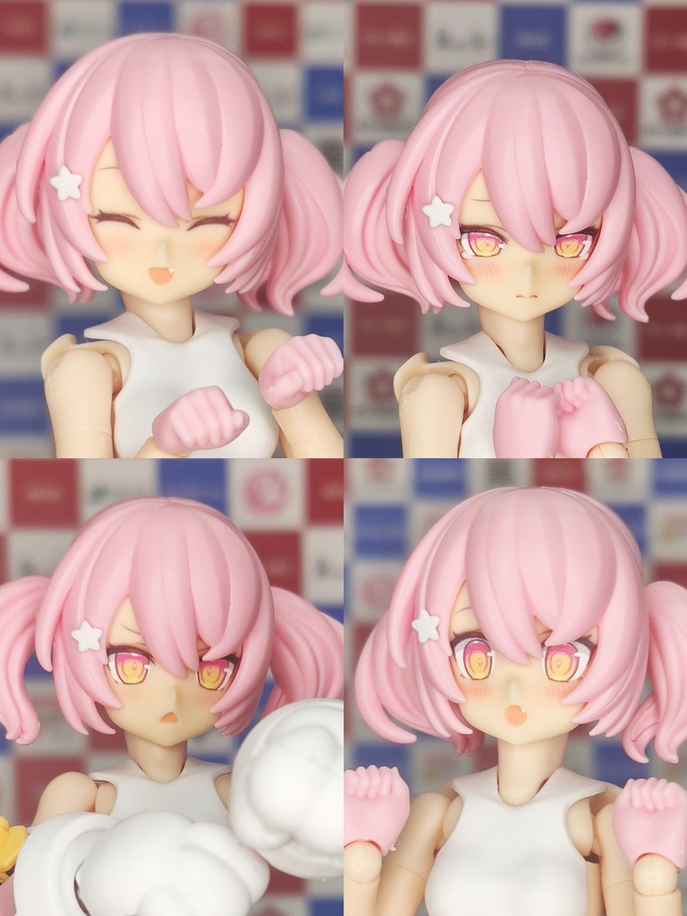 プニ☆モフ マオ アレンジフェイスパーツセット - hyena1129 - BOOTH