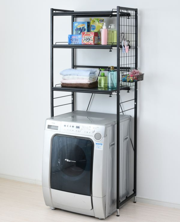 商品情報_後から設置できるランドリーラック | 山善の商品情報サイト