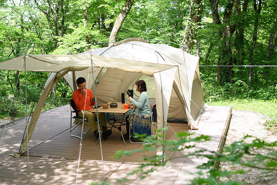 モンベル 大山キャンプサイト（12月1日～冬季休業中・4月上旬再開予定