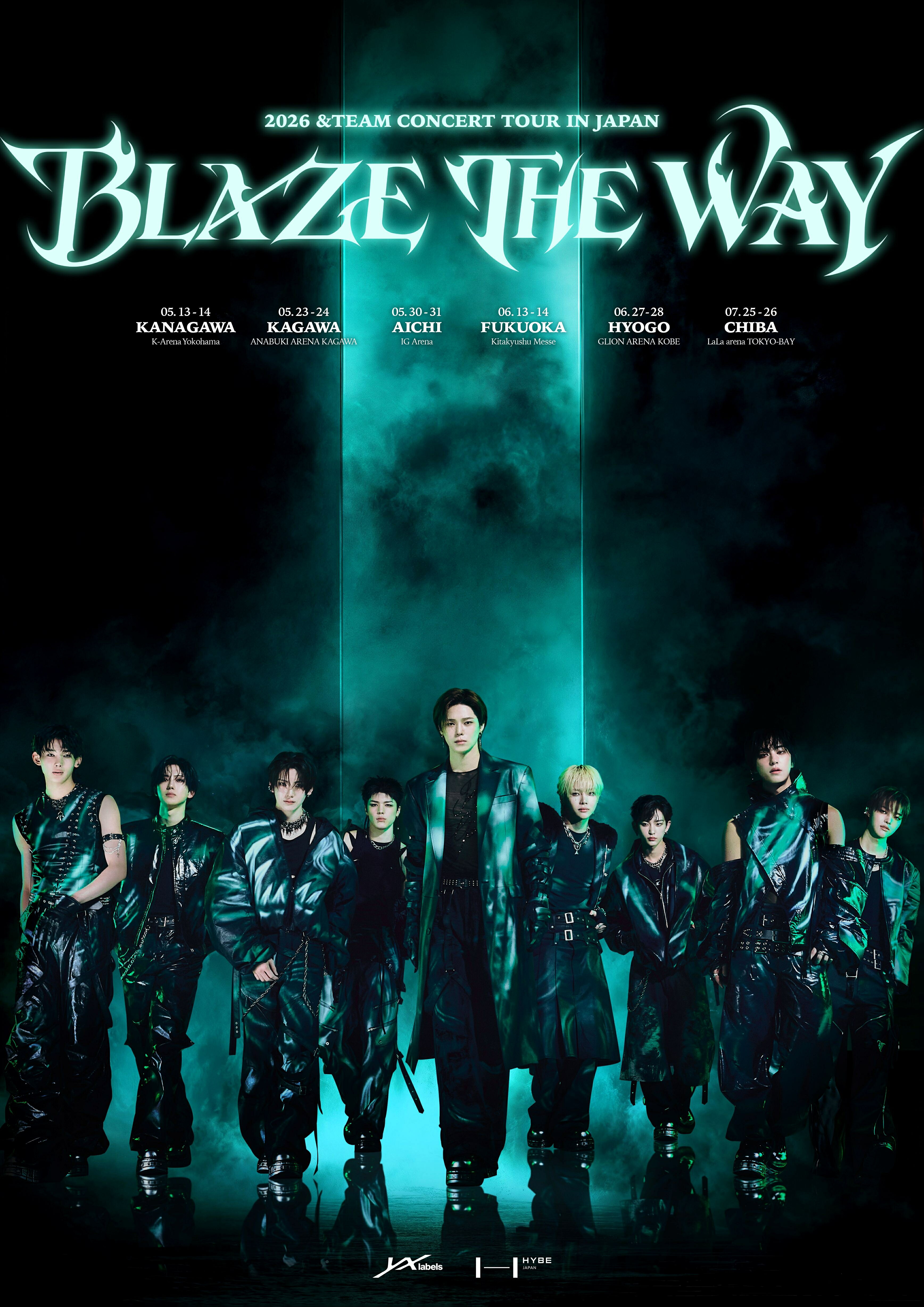 &TEAMツアー「'BLAZE THE WAY' in JAPAN」ポスター公開！会員先行抽選