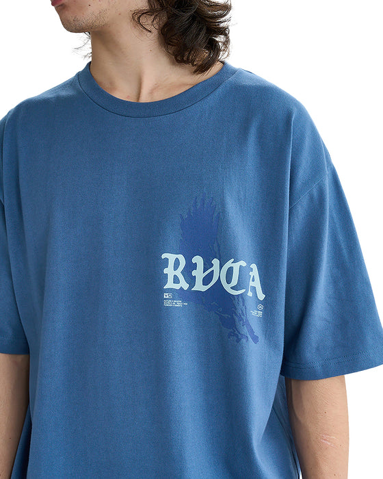 OUTLET】RVCA メンズ TOUR DATES SS Tシャツ 【2025年夏モデル】