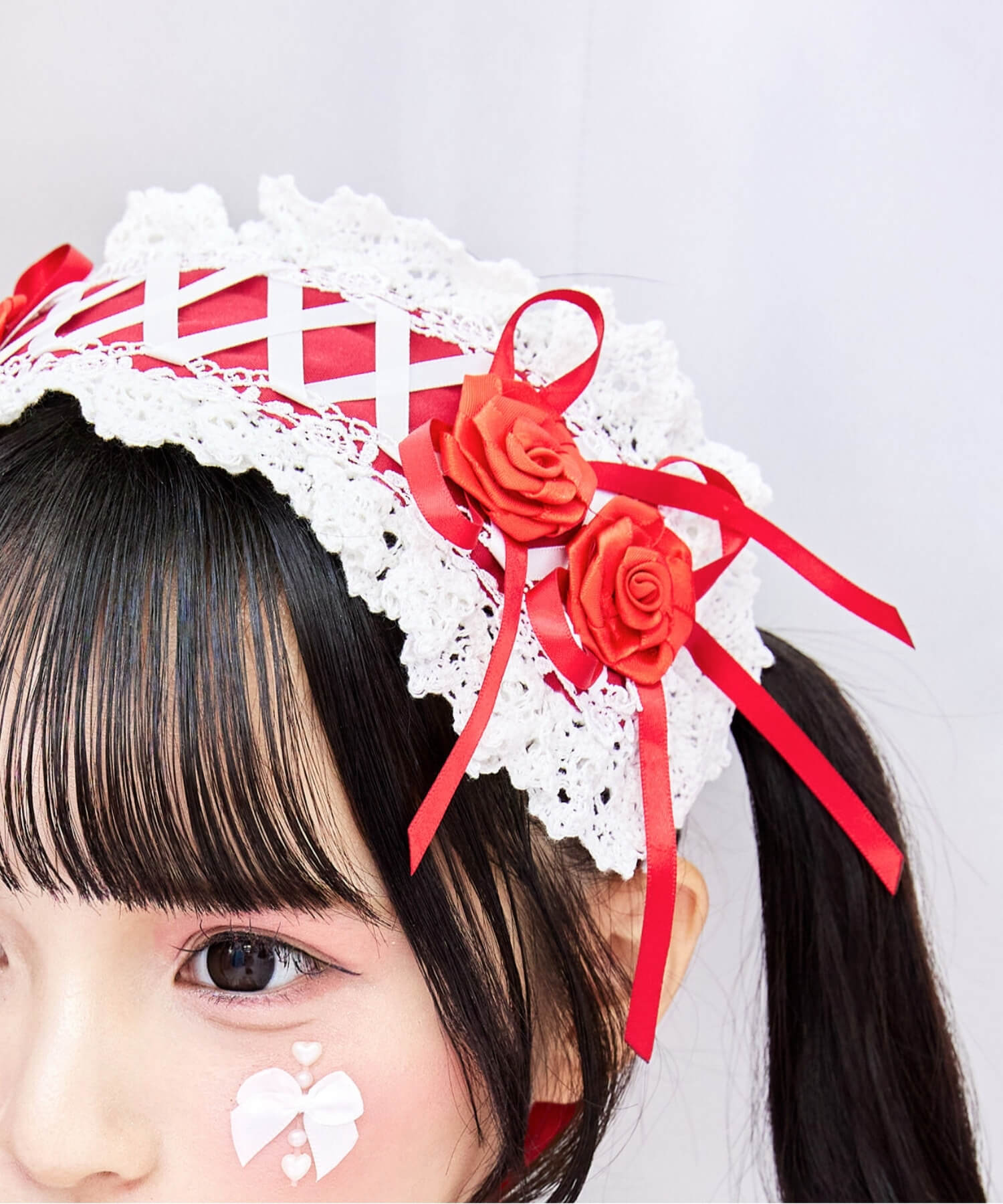 レースアップ2連薔薇ヘッドドレス | BODYLINE & LunaBelle