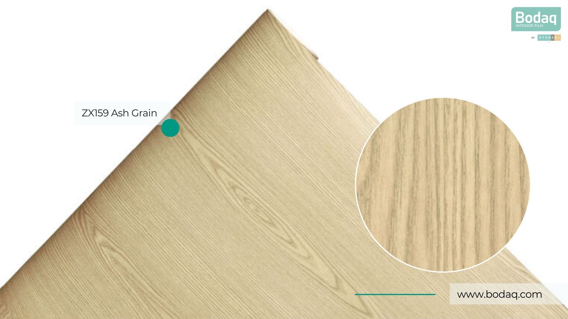 ZX159 Ash Grain Interior Film - Wood Collection