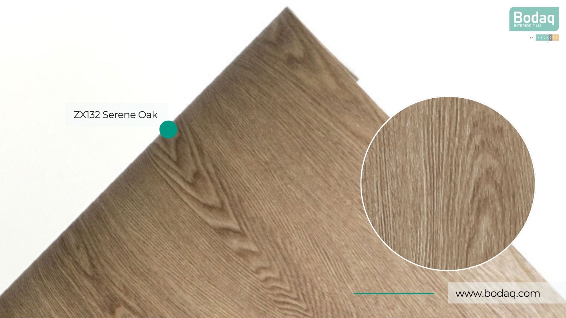 ZX132 Serene Oak Interior Film - Wood Collection