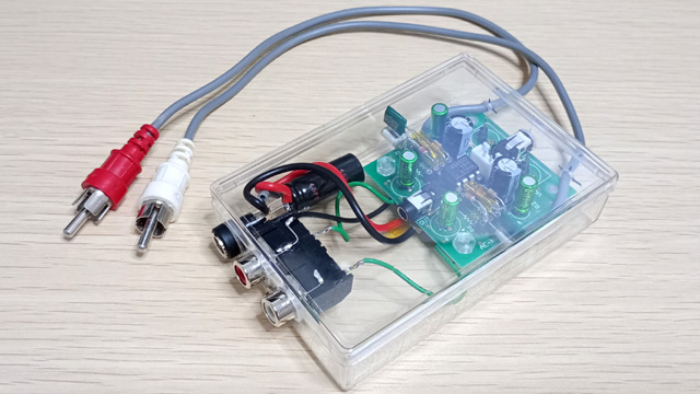 プリアンプ / 自作 フォイコライザー TANGO 2SA653 2SC1161