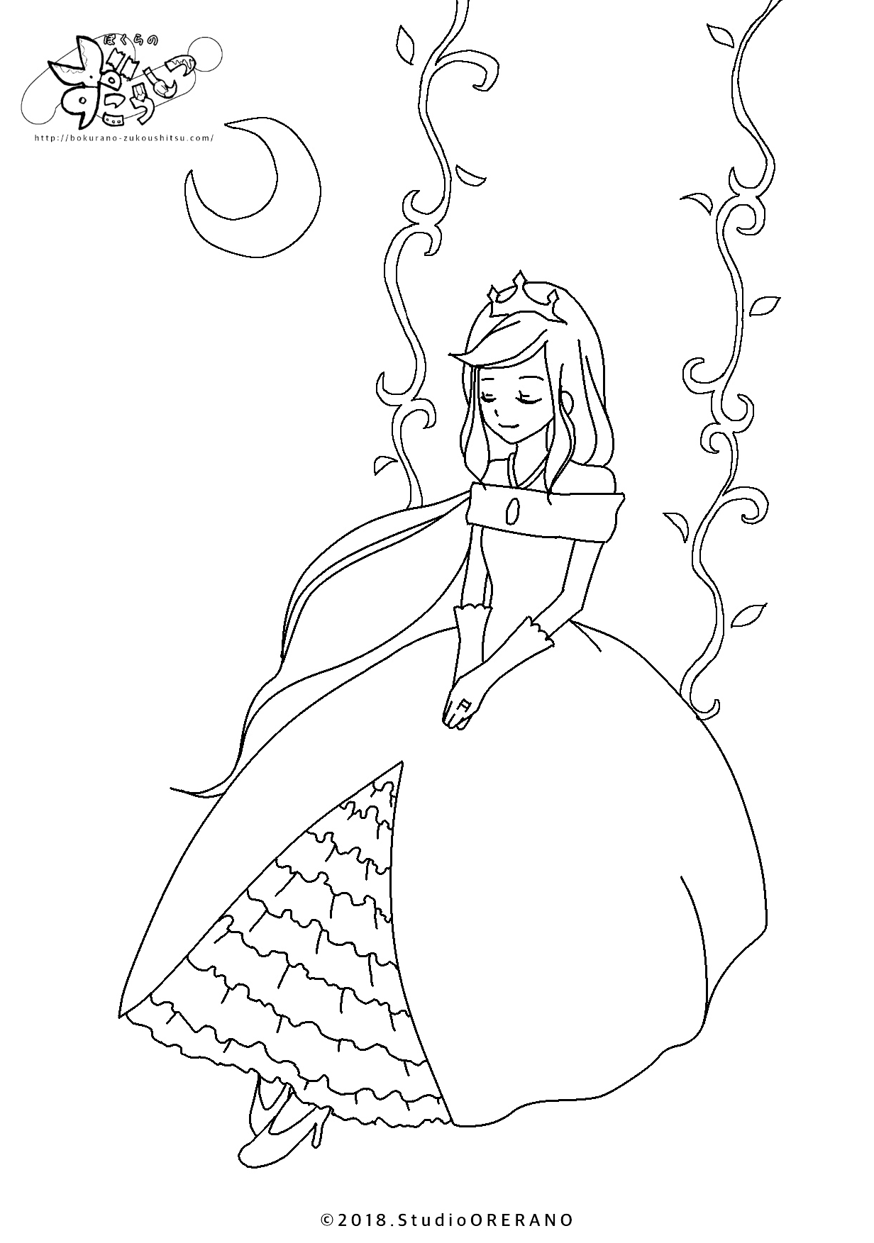 子ども向けぬりえ