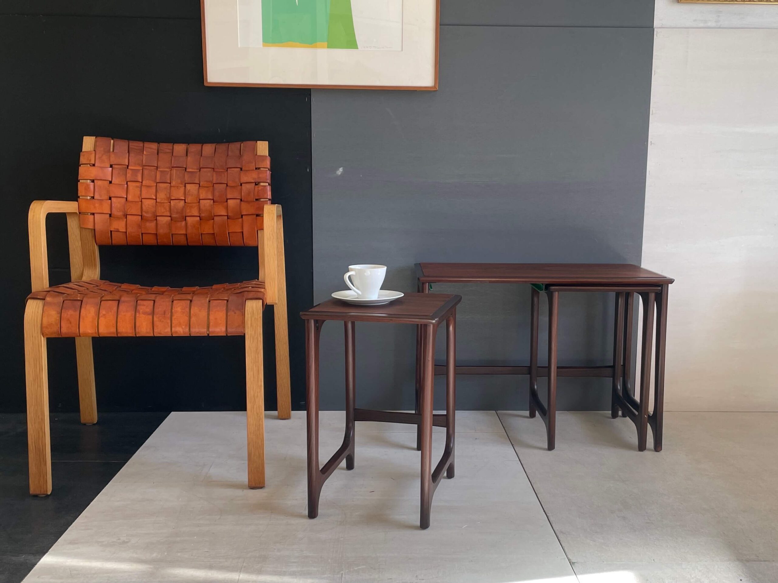 No.10216「ローズウッド ネストテーブル：オールドマルニ」SOLD