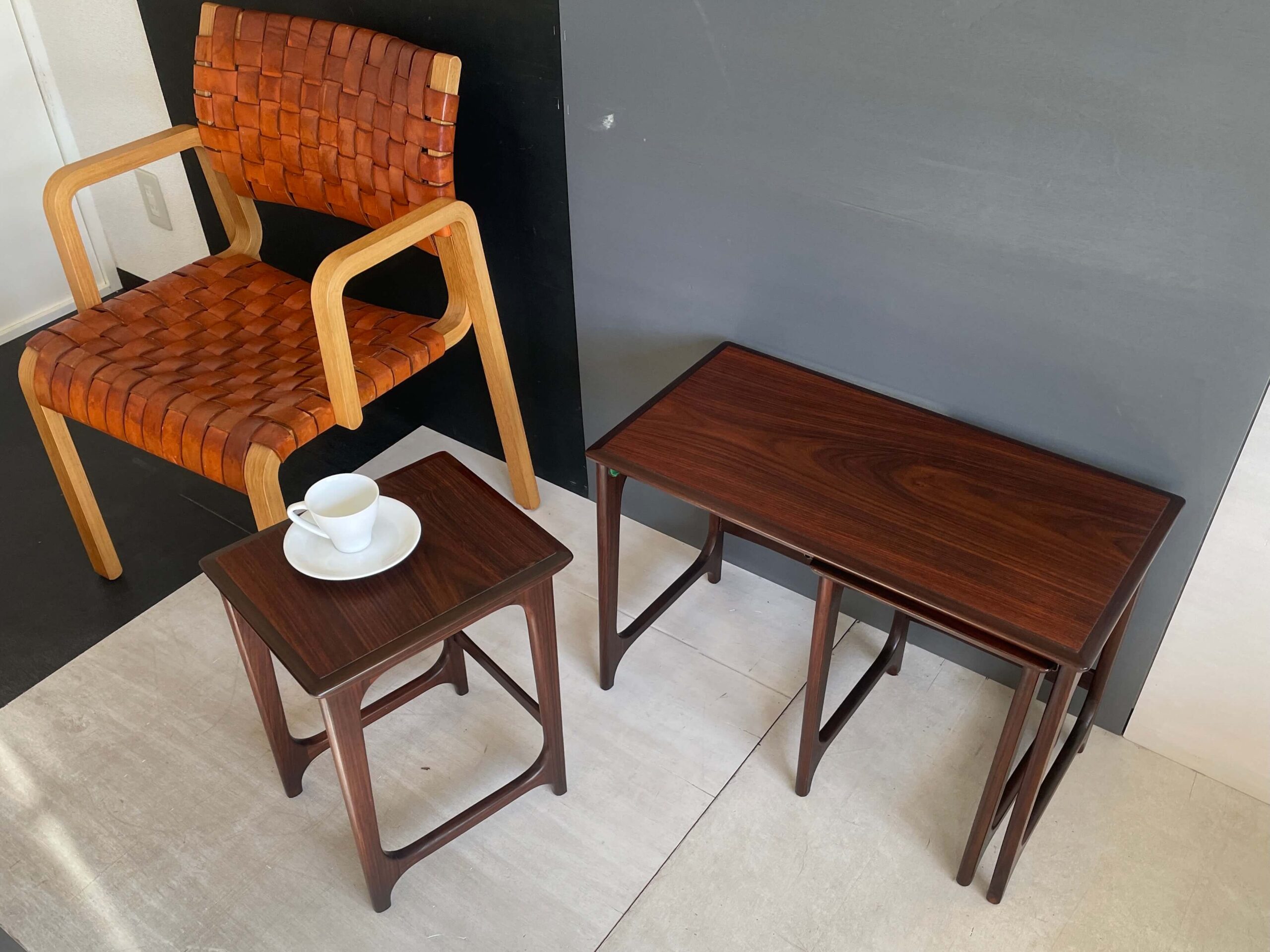 No.10216「ローズウッド ネストテーブル：オールドマルニ」SOLD