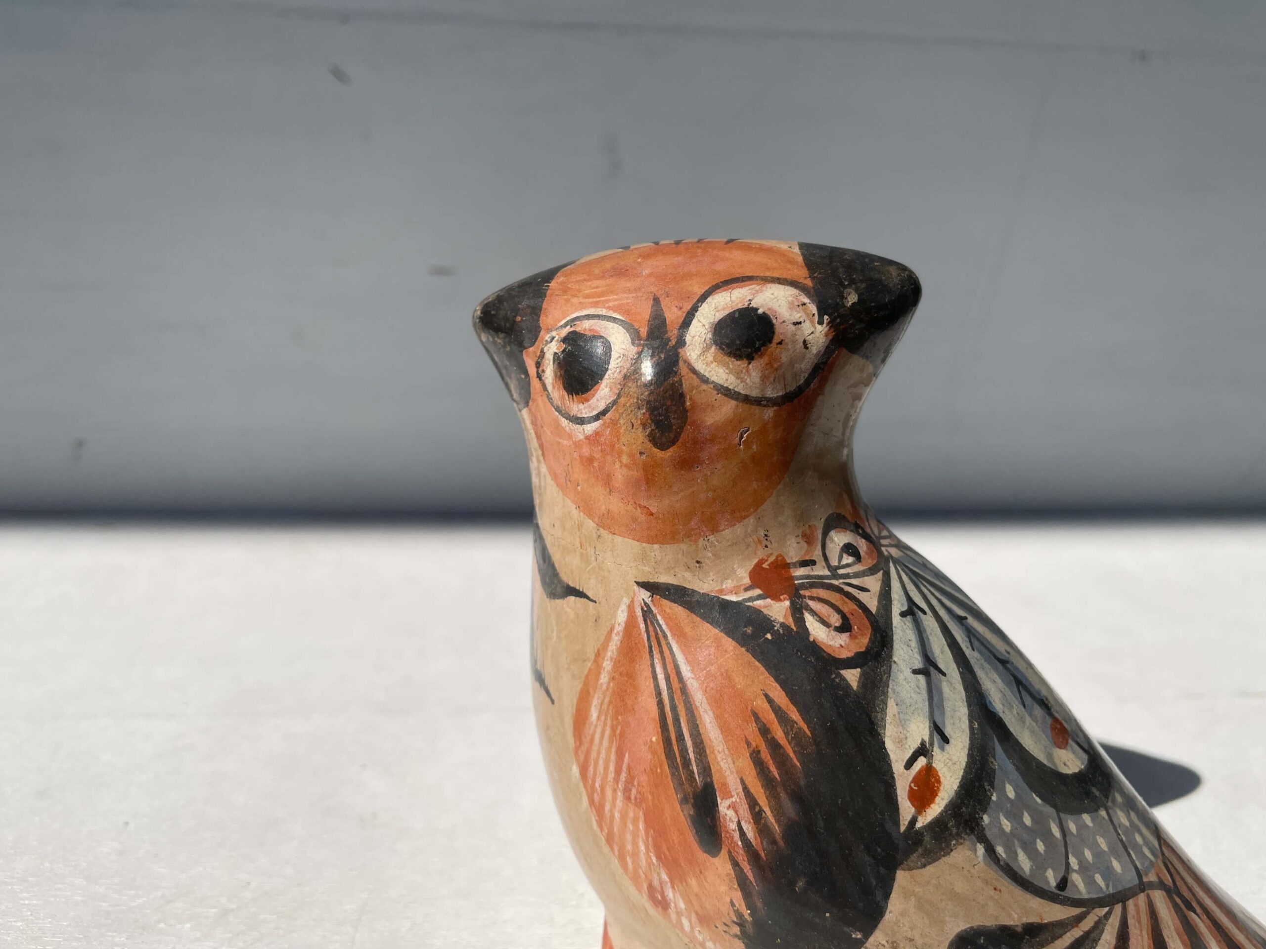 No.10711「メキシコの民芸：トナラ焼き / とり」幅13cm | ボルトナット