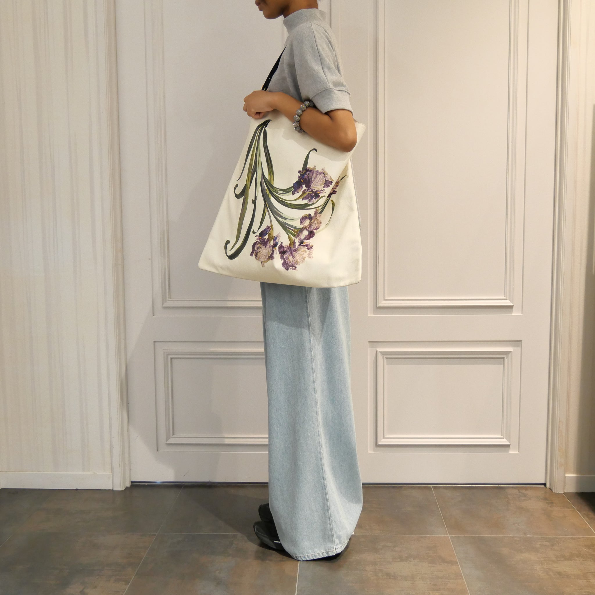 正規品・送料無料】Dries Van Noten / FLOWER PRINT TOTE BAG | BOLS
