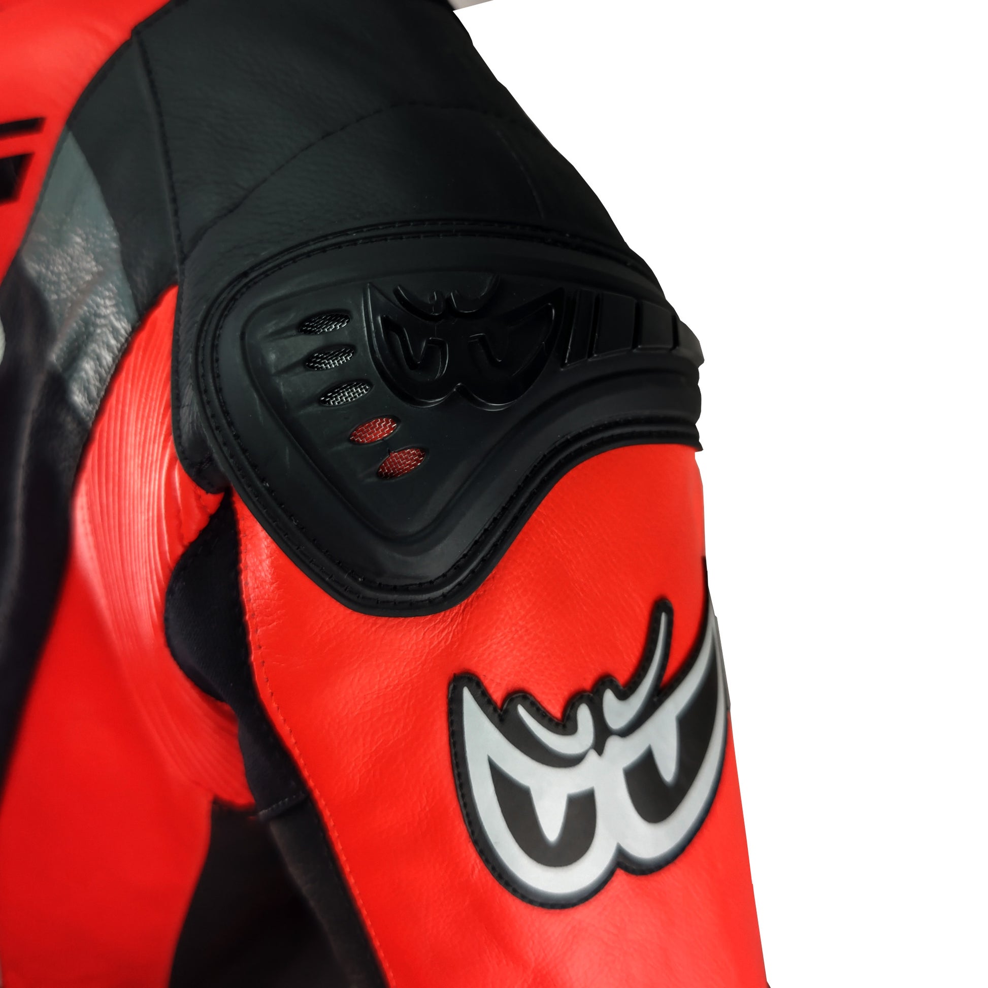 LS1-171334-N-BK BLACK/RED BERIK RACINGSUITS