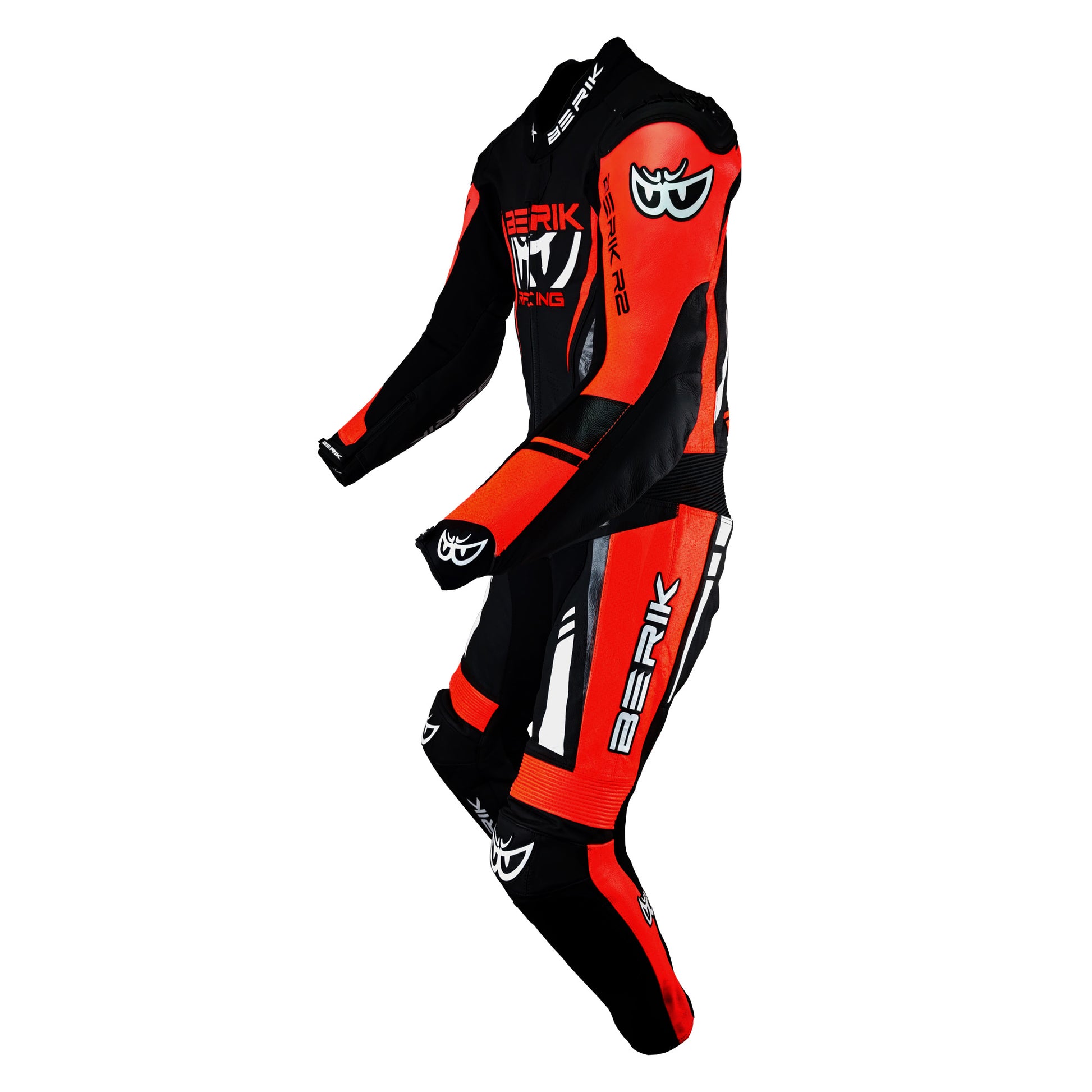 LS1-171334-N-BK BLACK/RED BERIK RACINGSUITS