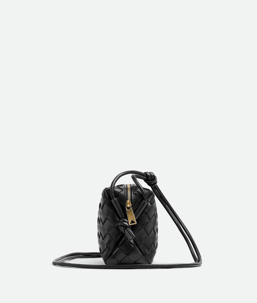 Women's Mini Loop Camera Bag in Black | Bottega Veneta US