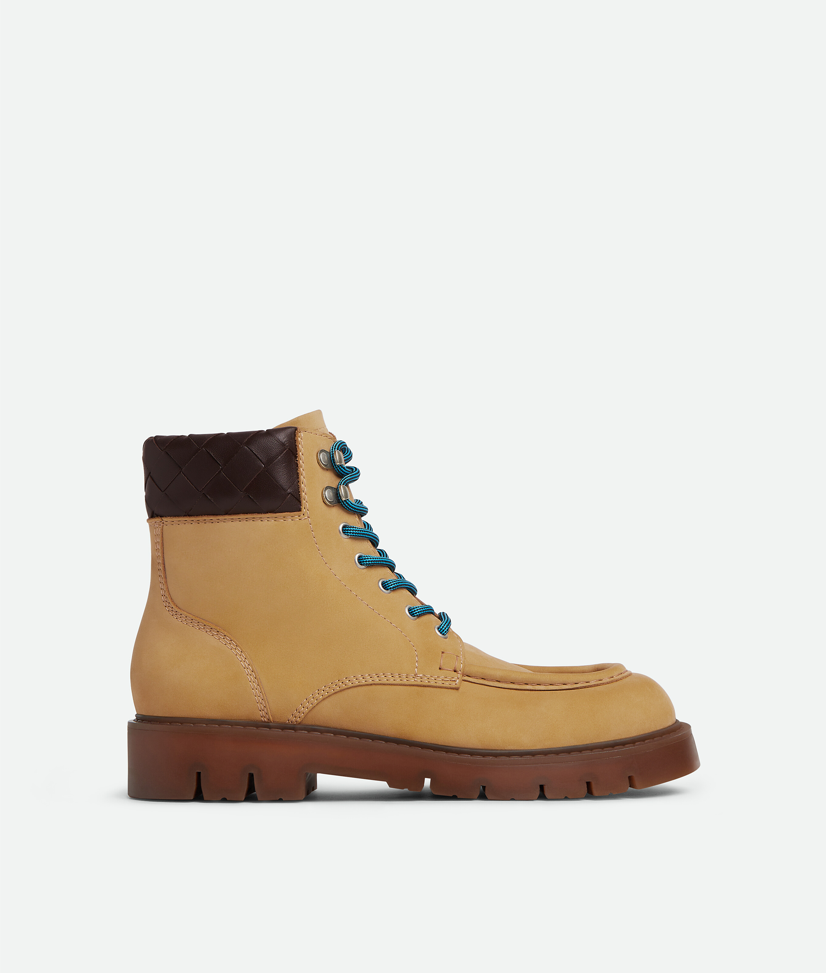 ハドック レースアップ アンクルブーツ のために メンズ で オークル