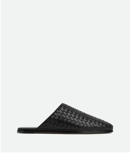Bottega Veneta® Men's Sunday open-back Slipper in Black
