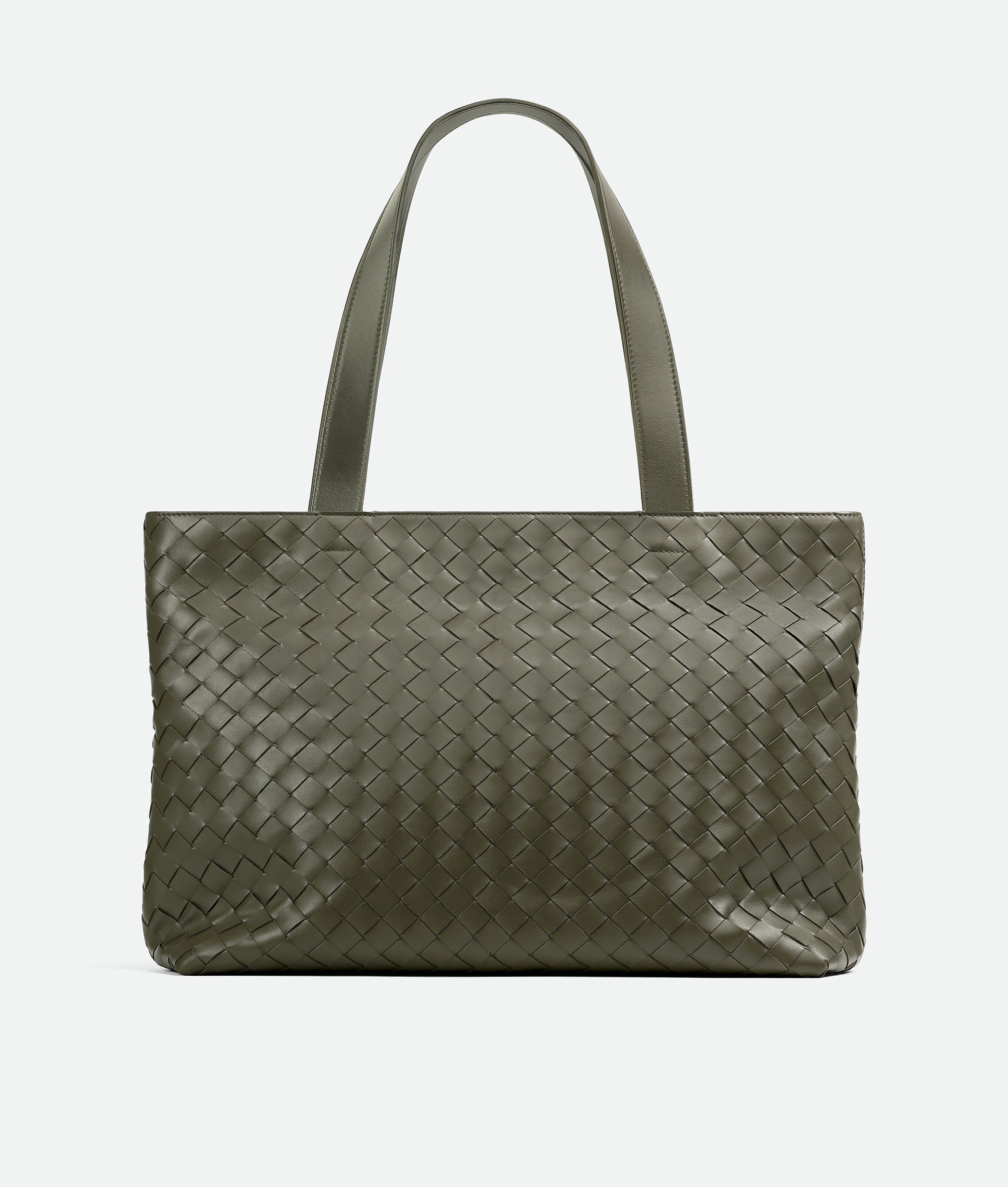 Men's Small Intrecciato Zipped Tote in Crocodile | Bottega Veneta US