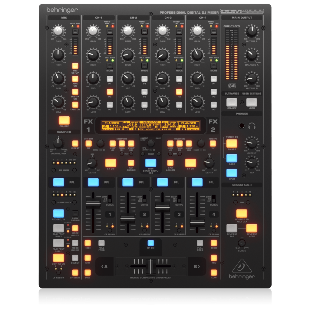 Behringer Pro Mixer DJX750 4-channel DJ Mixer | Bothners | Musical