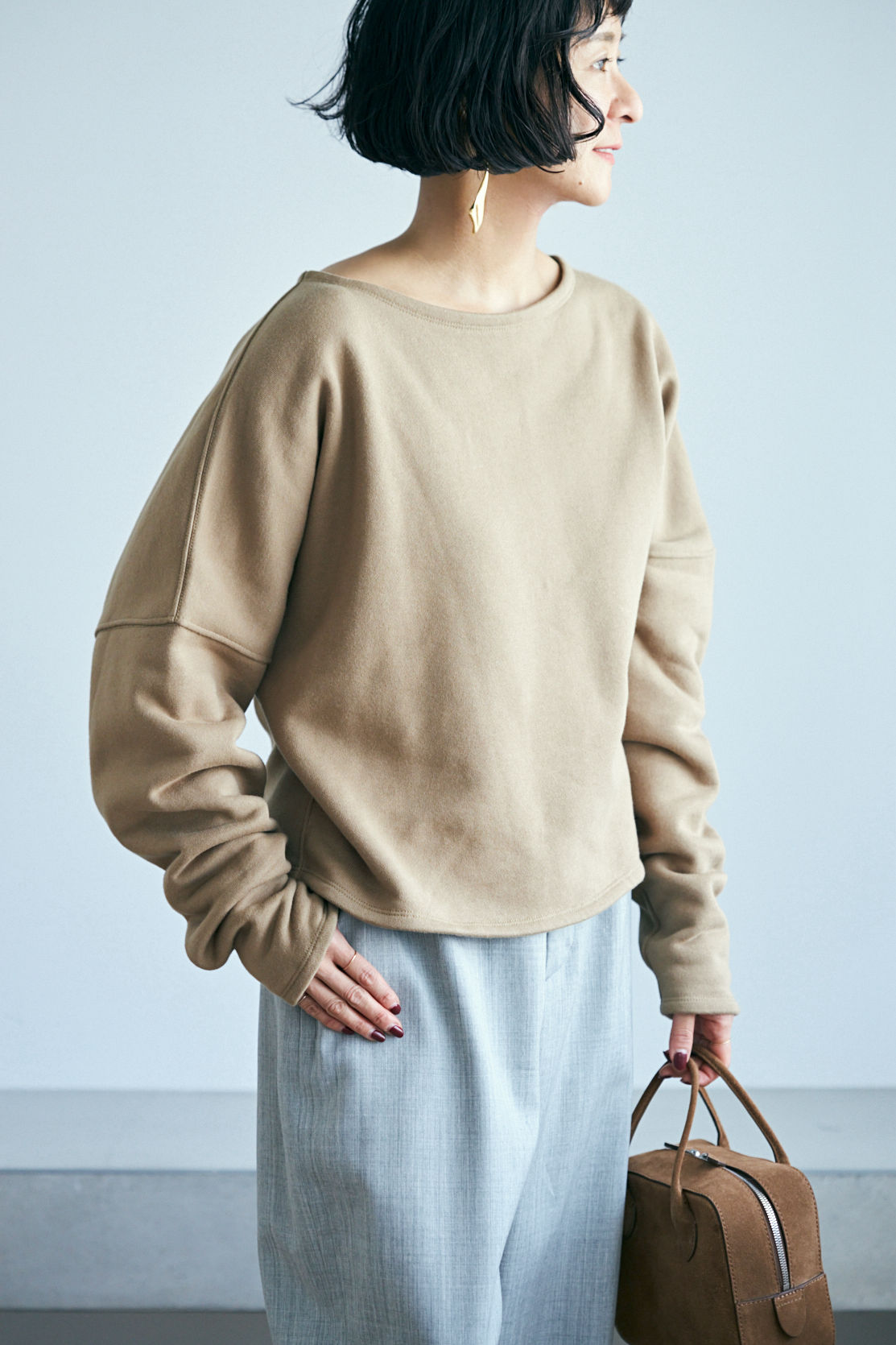 淑女のスウェット リラックス