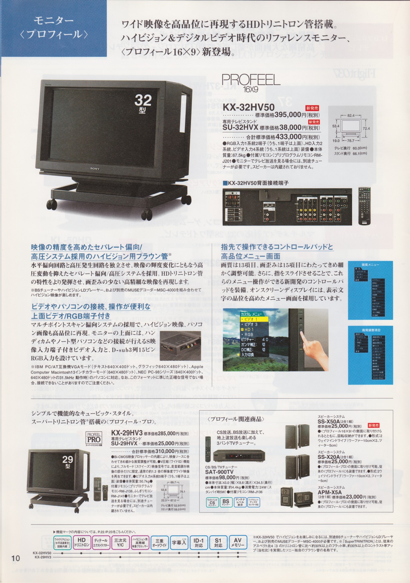 カラーテレビ / モニター 1996年10月 | ソニー坊やと呼ばれた男