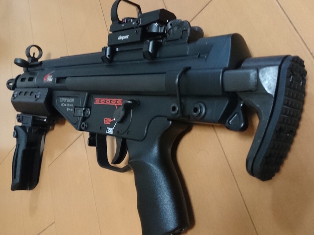H&K G3-SAS-HCにドットサイトとフォアグリップを付けてみた。 | 徒然雑草
