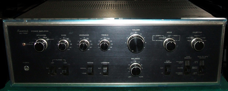 SANSUI・AU－7500（ﾌﾟﾘﾒｲﾝ・ｱﾝﾌﾟ）修理記① | たもつ