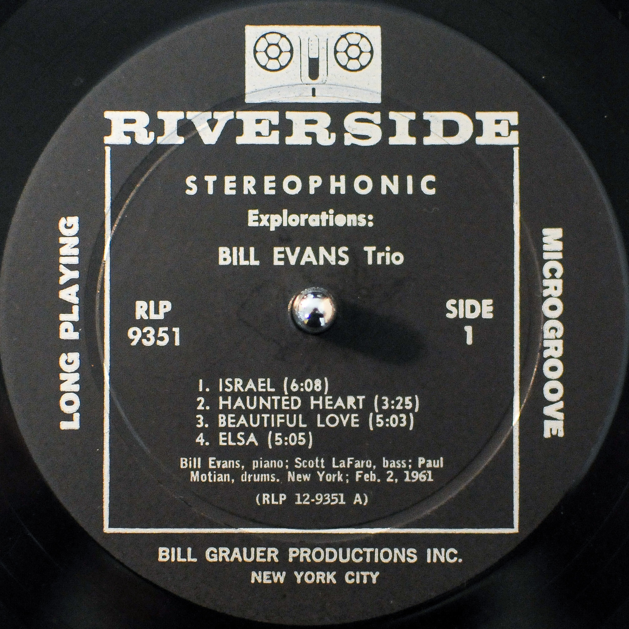 Bill Evans ‎– Explorations - Bill Evans