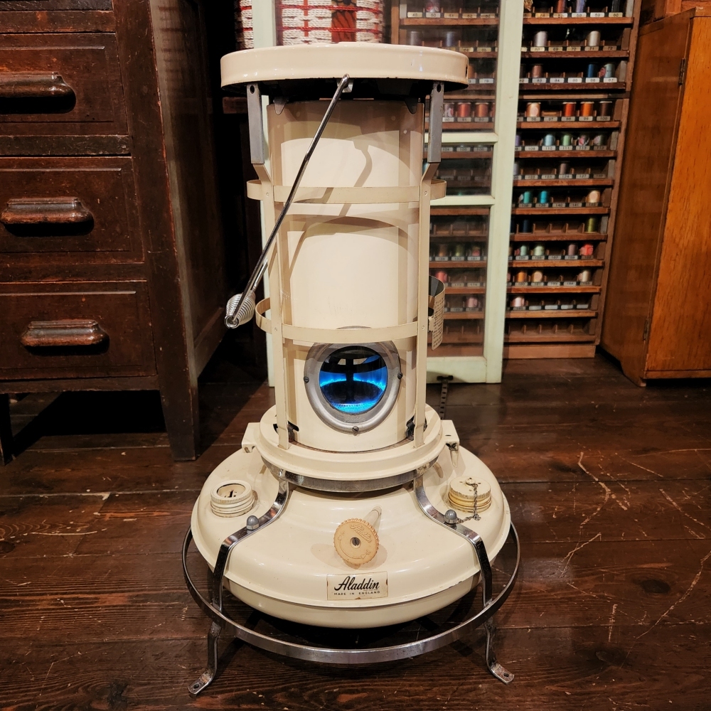 ヴィンテージストーブ アラジン25型デラックス イギリス製ブルー