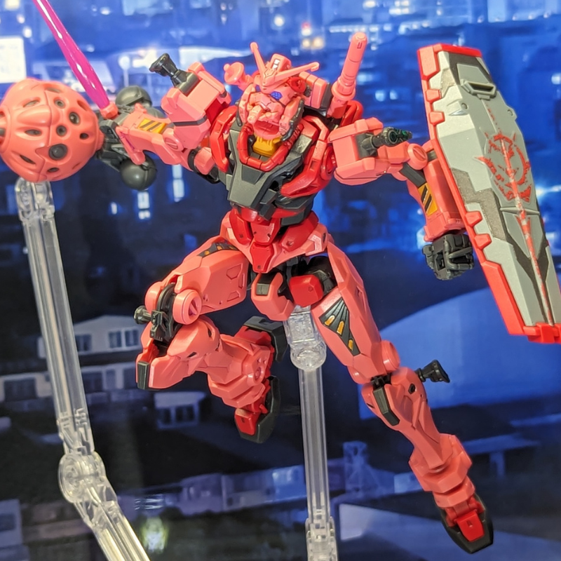 ガンプラ HG 1/144 赤いガンダム 塗装完成品 機動戦士Gundam