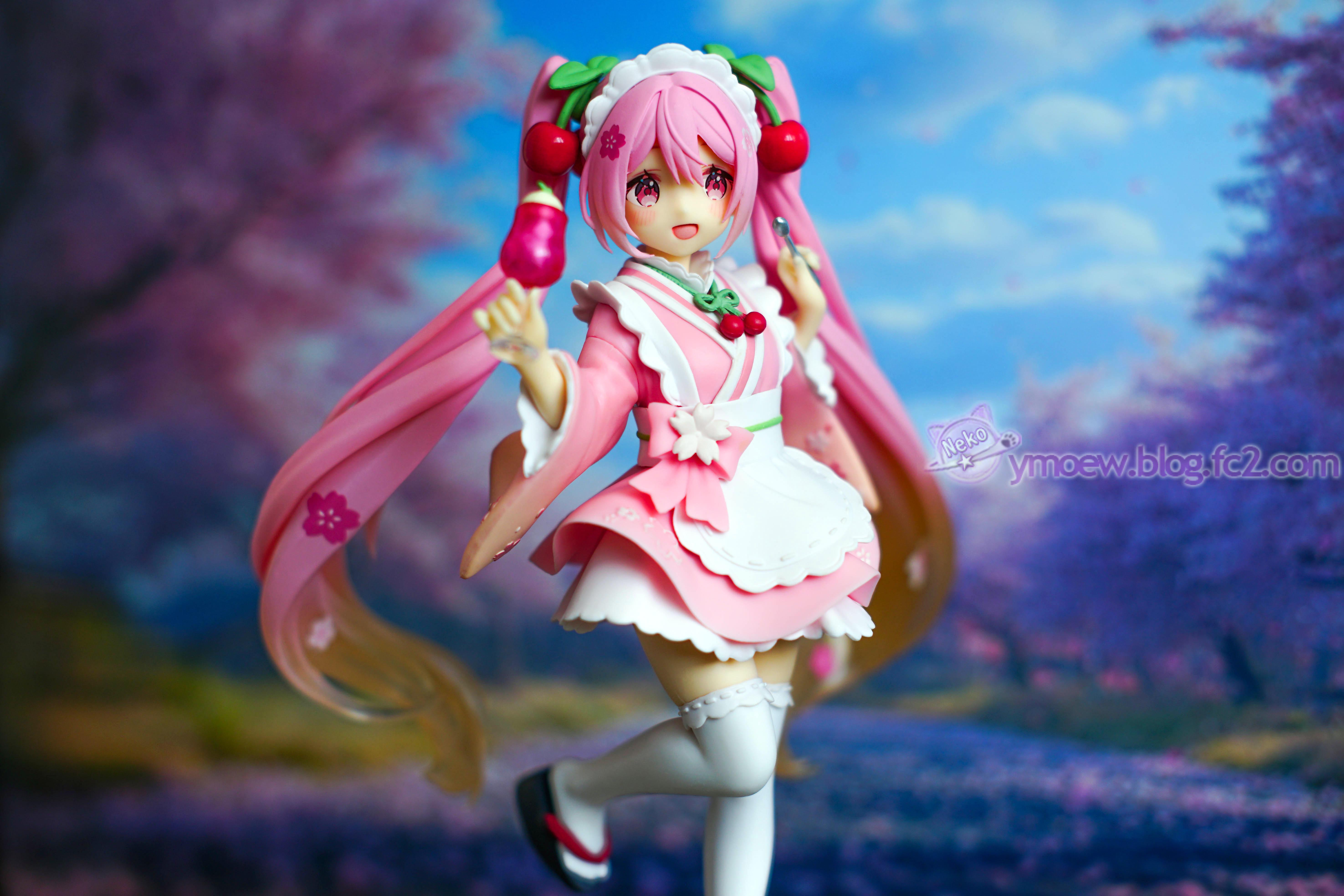 開箱]櫻初音女僕和風喫茶Ver. TAITO景品（初音ミク桜ミクCoreful 描き