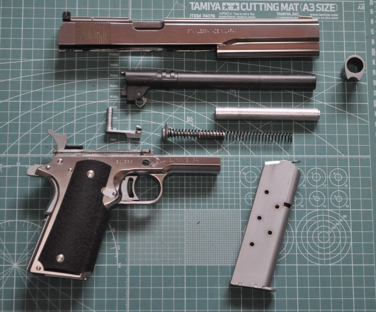 MGC ハードボーラーのバレルに銀シール | Garland's Gunland