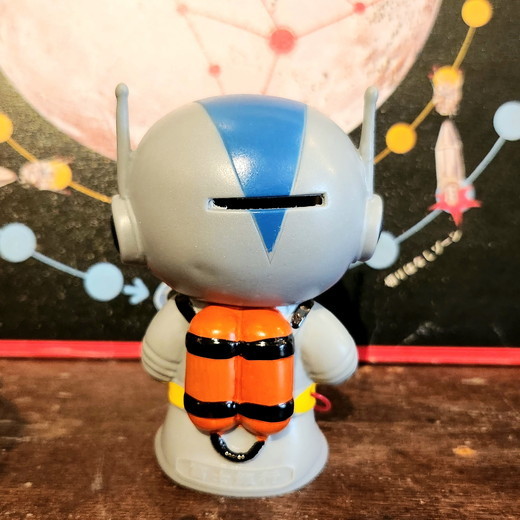 昭和レトロ 住友生命 スプートニク型貯金箱＆富士銀行ぼくちゃん宇宙