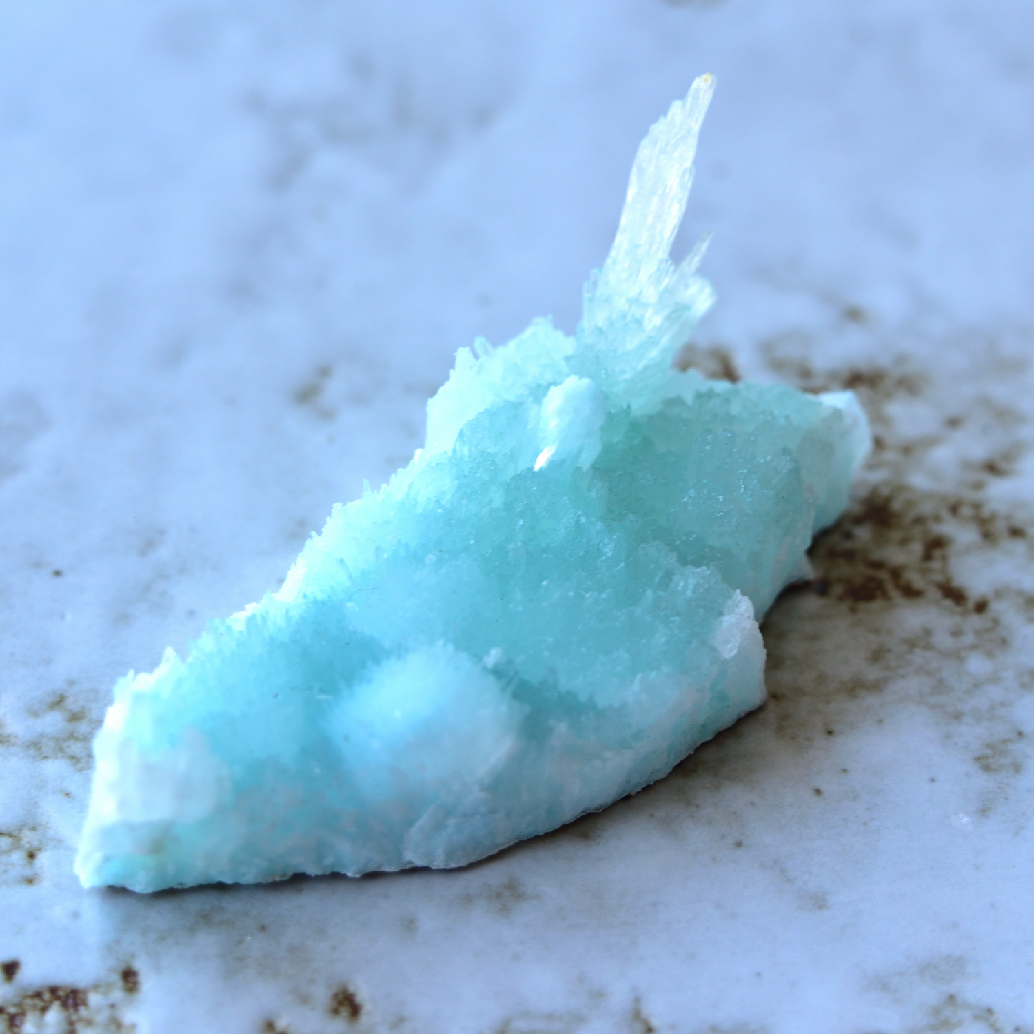 ブルー・アラゴナイト Mermaid 中国雲南省産 24.1g/鉱物・結晶原石