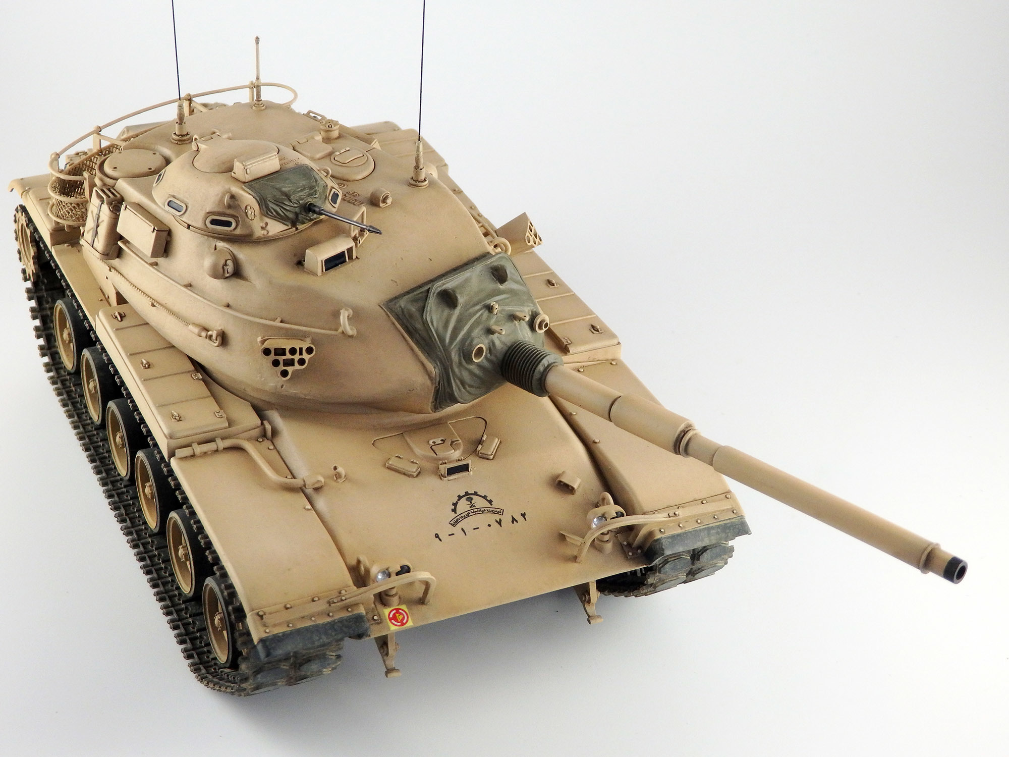 タミヤ1/35 M60A3TTS”サウジ王立地上軍仕様”を作る - ナイトウモデルズ