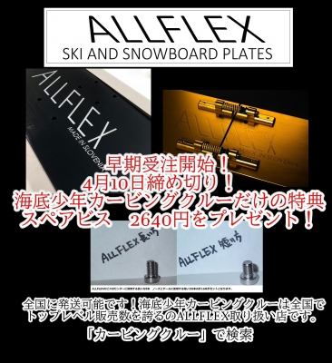 24-25 ALLFLEX PLATE（アルフレックスプレート) | 海底少年カービング