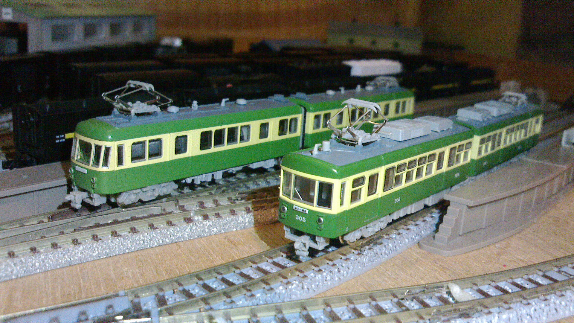 鉄道模型再収集開始 #127 MODEMO 江ノ島電鉄300形 305F標準塗装