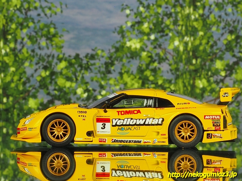 京商 1/64 YellowHat YMS TOMICA GT-R SUPER GT 2008 No.3 【GT-R