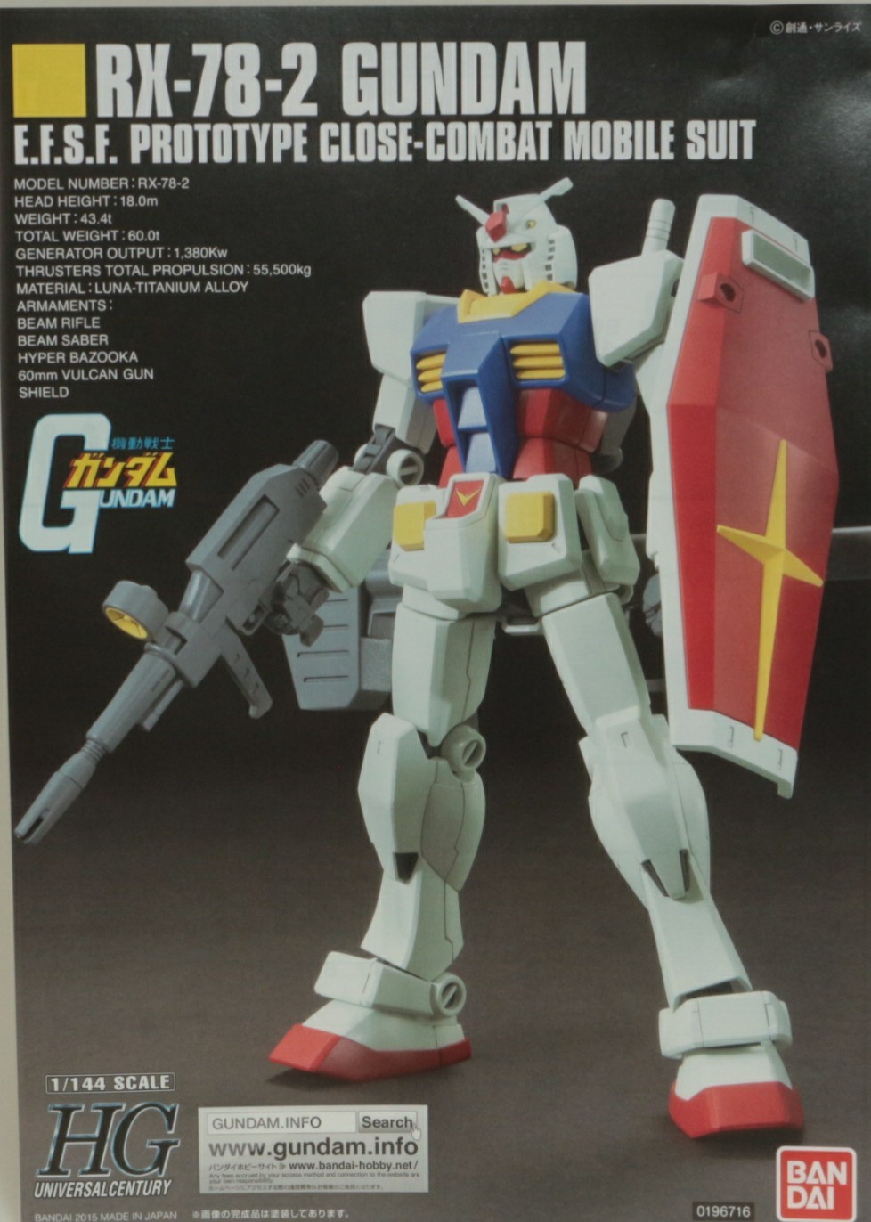 HGUC 1/144 RX-78-2ガンダム ファイターズバージョンのご紹介！ - 先人