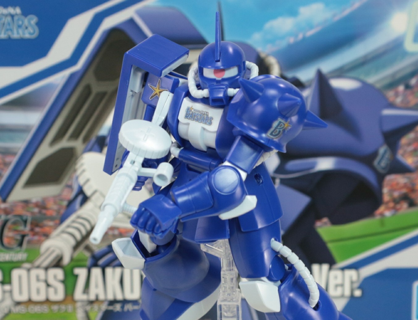 HG 1/144 MS-06S ザクII ベイスターズバージョンのご紹介！ - 先人に