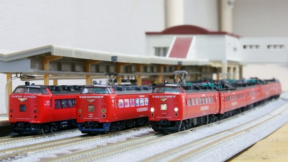 鉄道模型】485系レッドエクスプレスたち - ビスタ模型鉄道（エヌゲージ