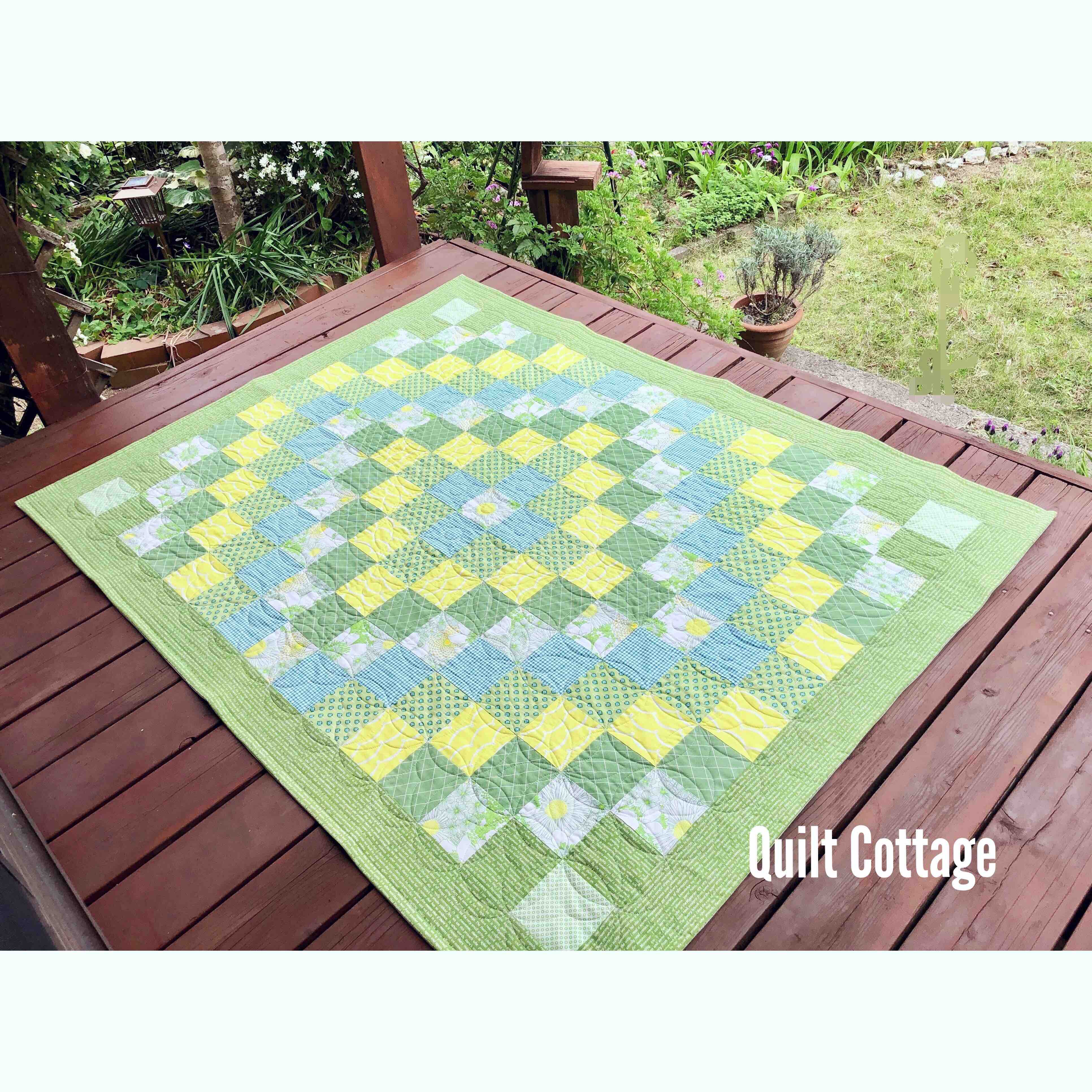 アラウンドザワールド のキルト - ミシンキルト