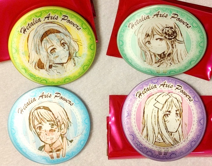 ① ヘタリア ノルウェー 文教堂・アニメガ限定チェンジング缶バッジ