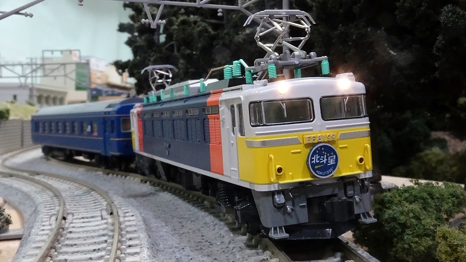 寝台特急「北斗星」ーEF81 カシオペア色牽引ー - ビスタ模型鉄道