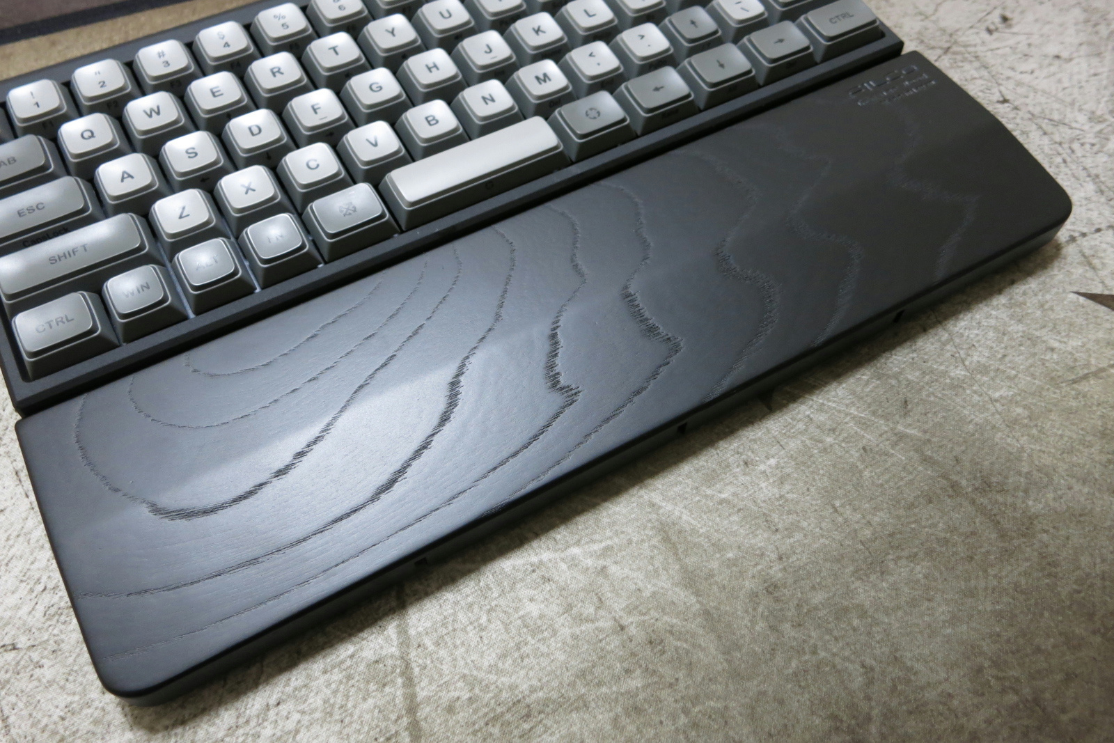 GoFortySplit（Alu黒 ）＋パームレストカバー