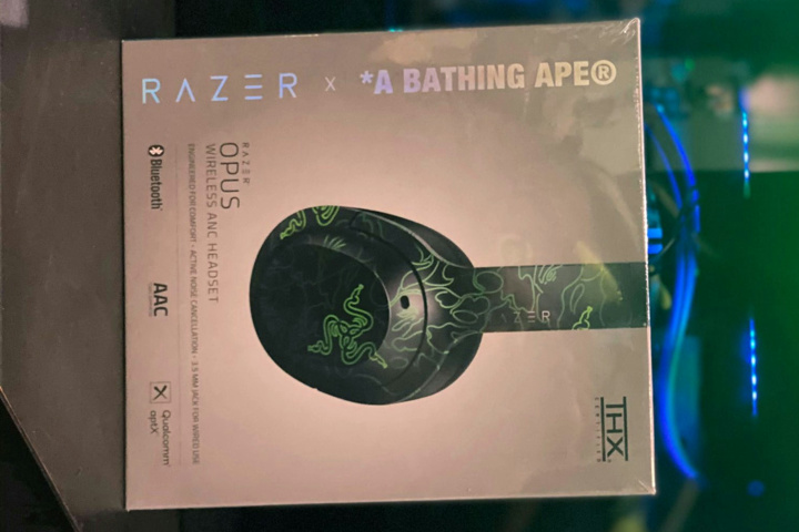 Razer、A BATHING APEコラボのANC/Bluetoothヘッドホン『Razer x *A