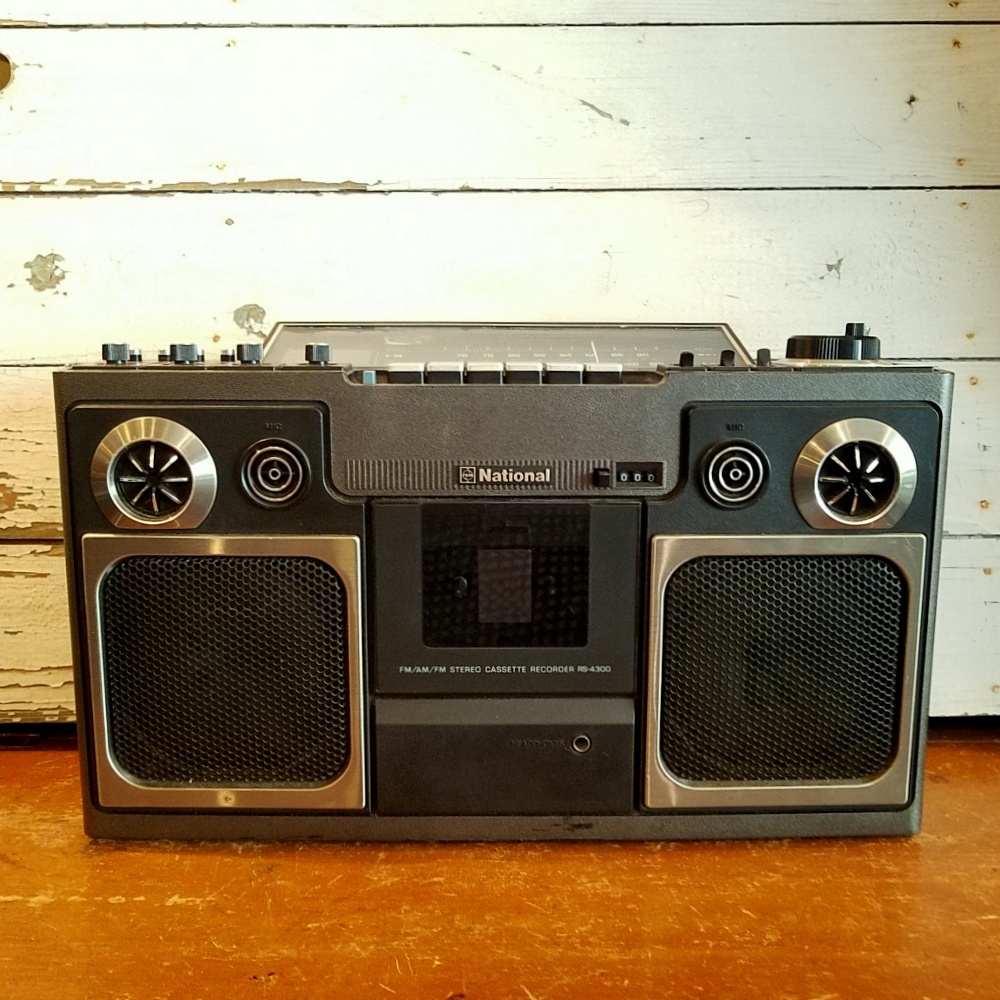 昭和レトロ ナショナル 4スピーカーラジカセ RS-4300 - [Sold Out]過去