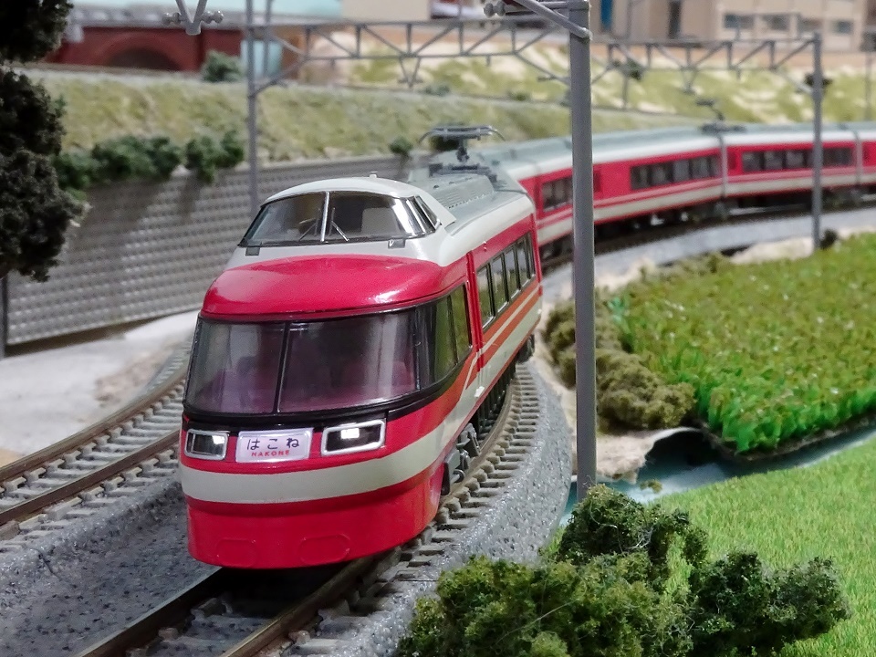 小田急ロマンスカー7000形LSE(新塗装)セット - ビスタ模型鉄道