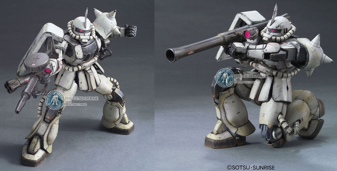 MG MS-06J ザクII Ver.2.0 ホワイトオーガーのテストショット(素組み