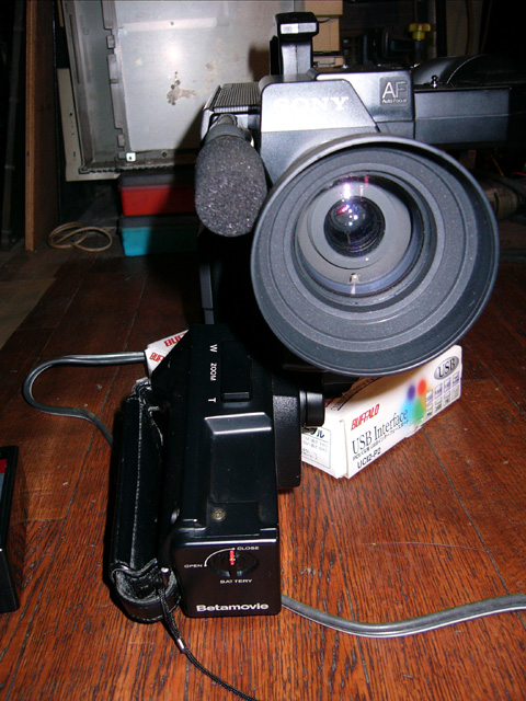 SONY BETAMOVIE BMC-200 | 電気的懐古趣味