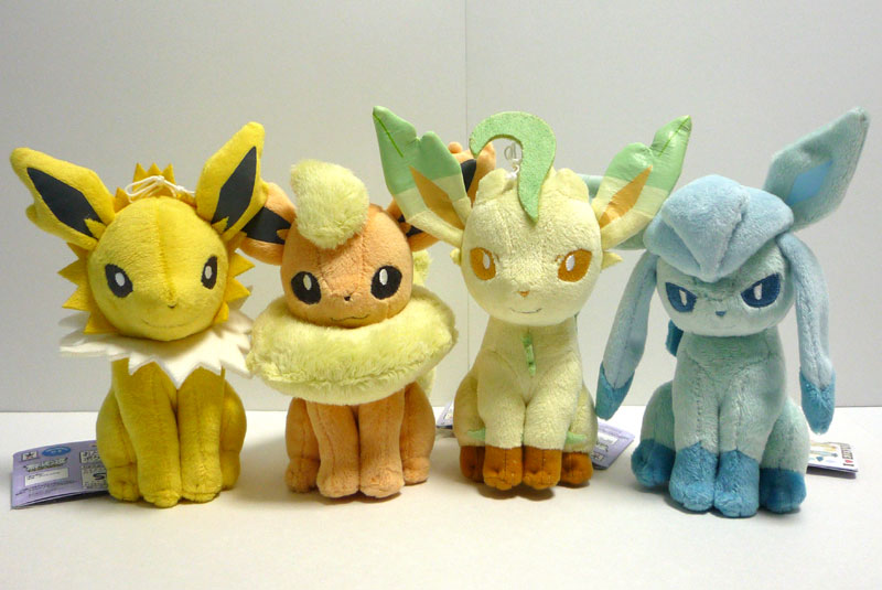 I LOVE EIEVUI ぬいぐるみ2 サンダース・ブースター・リーフィア